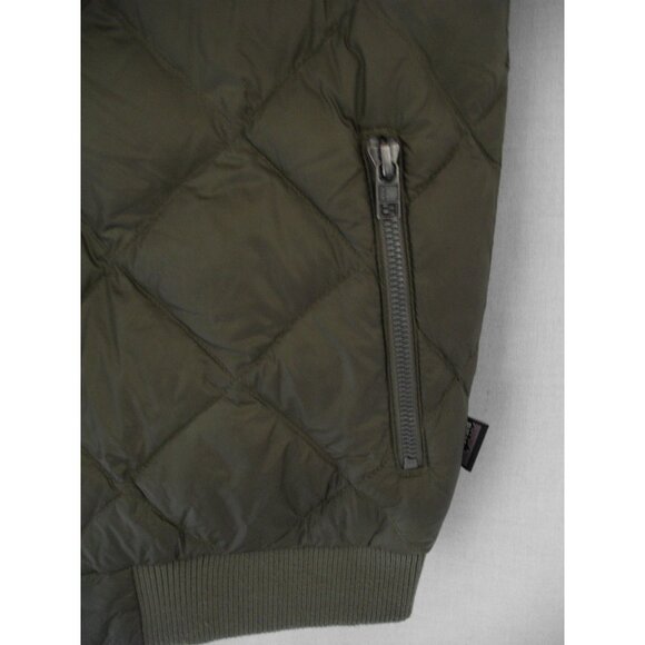 Patagonia Olive Down Vest Women's XS  Prow Bomber Style - Picture 3 of 9